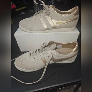 Gola sz 8.5 Bullet Pearl bone sneakers. tried on, Excellent Condition